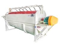 Petit séparateur rotatif mobile à tambour pour l'or, avec roulement de moteur, capacité 30-100t, économe en énergie, pour sable alluvial et placers