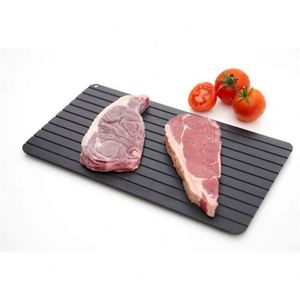 Bandeja de Descongelación Rápida para Alimentos Congelados, Carne y Frutas - Herramienta de Cocina Rápida Hecha de Aluminio y Metal - Product Image 5