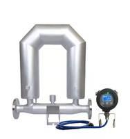 Medidor de flujo masivo Coriolis de betún diésel Medidor de flujo compacto integrado de masa