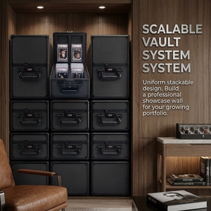 Elite Aluminum Card Showcase Clear-View Window Display <strong>Vault</strong> for Graded Cards <strong>Professional</strong> Anti-Dust Storage Secure OEM/ODM - Product Image 6