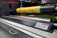 Machine d'impression flexographique multi-couleurs haute vitesse rouleau à rouleau pour papier, film et étiquettes