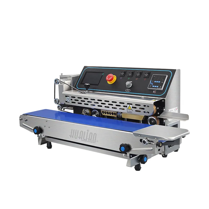 Hualian FRP-770I Horizontal Ink-jet Printing Print Code Coding Continuous Band Bag Sealer Sealing Machine