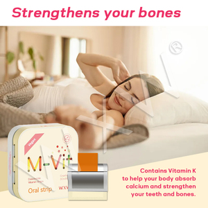 Usine prix de gros multivitamines bandelettes orales efficaces à action rapide saveur personnalisée vitamine bandelettes orales soutiennent l'immunité - Product Image 3