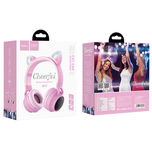 Hoco. <span class=keywords><strong>Cuffie</strong></span> Wireless W27 con Orecchie da Gatto <span class=keywords><strong>per</strong></span> Ragazze - Product Image 6