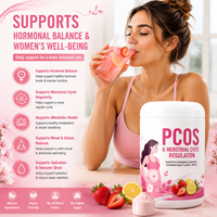 Complément alimentaire Myo-Inositol CoQ10 Shatavari à marque privée pour améliorer l'humeur, soulager le stress, équilibrer les hormones et soutenir la santé des femmes atteintes de SOPK.