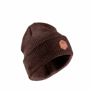 los niños de punto animal unisex fure de invierno de punto de lana de punto en blanco de punto beanie sombrero para los hombres - Product Image 2
