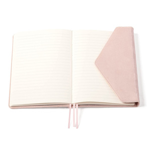Pink Velvet Hardcover <strong>Lined</strong> Journal <strong>Notebook</strong> 160 Ruled Pages Magnetic Flap Closure 3 Bookmarks - Product Image 2
