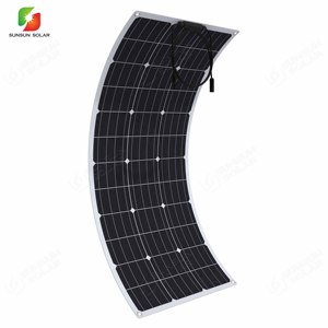 Panel <span class=keywords><strong>Solar</strong></span> Flexible de Alta Eficiencia de 100W 600W, Monocristalino, con Revestimiento ETFE, Kit de Sistema con Clasificación IP67 a Prueba de Agua para Autocaravanas, Embarcaciones, Automóviles - Product Image 4