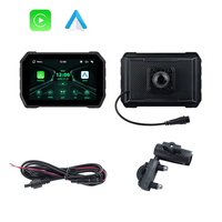 Écran GPS étanche IP67 de 5 pouces, enregistreur de navigation, nouveau système sans fil CarPlay Android Auto pour motos