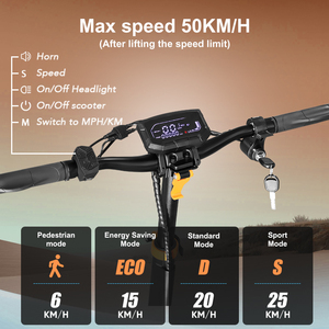 Yeni Model WildStride Scooter 10 inç 50km/saat hızlı hız 48v Battery pil uzun menzilli yetişkinler Off-road elektrikli Scooter - Product Image 3