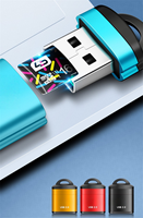 Lecteur de cartes Mini USB 2.0 avec couvercle en plastique, porte-clés, adaptateur OTG haute vitesse pour cartes mémoire Micro TF SD, compatible PC, ordinateur portable, téléphone, appareil photo