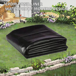 แผ่นรองบ่อ EPDM หนา 1.2 มม. สำหรับ<span class=keywords><strong>บ่อ</strong></span><span class=keywords><strong>ปลา</strong></span> <span class=keywords><strong>บ่อ</strong></span>เลี้ยง<span class=keywords><strong>ปลา</strong></span>คาร์<span class=keywords><strong>ฟ</strong></span> <span class=keywords><strong>บ่อ</strong></span>เลี้ยงสัตว์น้ำ <span class=keywords><strong>บ่อ</strong></span>ปลอม ดีไซน์ทันสมัย กันน้ำ ผลิตจากวัสดุย่อยสลายได้ พื้นผิวเรียบ - Product Image 2