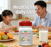 Tablet Vitamin C 500mg 60 Tablet Per Botol Suplemen Makanan Peningkat Imunitas Tersedia untuk Pesanan Grosir OEM/ODM