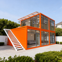 Conteneurs préfabriqués prêts à l'emploi, bureau en conteneur détachable, maison modulaire préfabriquée, maison en conteneur en kit