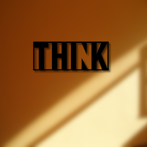 Panel Decorativo de Pared THINK, Arte Moderno Decorativo en 3D para el Hogar, Arte de Pared de Hierro Metálico Tejido con Ratán y Pasto Marino para Decoración de Sala de Estar y Dormitorio - Product Image 3