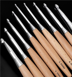 Ergonomic gỗ xử lý móc móc cho người mới bắt đầu và khớp tay thoải mái grip vá công cụ - Product Image 2