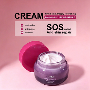 Creme Facial em Cápsulas de Bakuchiol para Preenchimento, Antirrugas, Firmador, Cuidado com os Poros, Colágeno, Ceramida, Hidratante, Reparador da Barreira Cutânea 50ml - Product Image 2