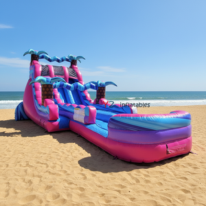 Toboggan aquatique gonflable de haute qualité sur le thème de la sirène, toboggan aquatique gonflable avec piscine <span class=keywords><strong>pour</strong></span> la <span class=keywords><strong>location</strong></span> - Product Image 5