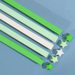 Cadeaux de souhaits Bande d'étoiles colorées Set d'<span class=keywords><strong>origami</strong></span> coloré Pli à la main <span class=keywords><strong>Origami</strong></span> DIY Papier cadeau Décoration de la maison - Product Image 5