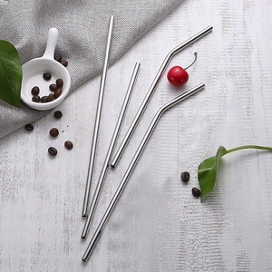 Eco-Friendly <strong>Reusable</strong> Packing <strong>Straw</strong> 10.5'' the Diameter of 0.24'' Stainless Steel <strong>Straw</strong> - Product Image 5