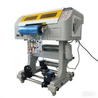 Imprimante industrielle multifonctionnelle tout-en-un 12 en 1 UV DTF à rouleau plat intégré pour films AB, autocollants et acrylique