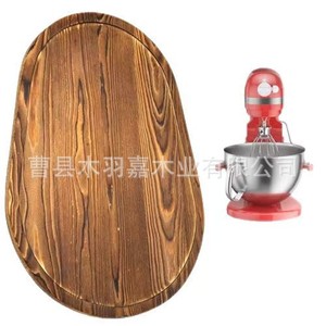 Premium Pine Wood Oval Storage Tray Unfinished Solid Wood <b>Kitchen</b> Countertop Stand Type Durable - Product Image 3