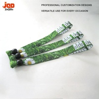 Bracelets en polyester écologiques personnalisés, boucle réglable, confortables, durables, bracelets promotionnels en tissu VIP pour événements