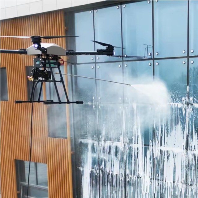 Easyfly Factory Direct Sales High Wall and Roof Cleaning Drone for Windows and Building Surfaces 1 Year Warranty 20kg