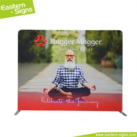 Support de toile de fond pour mur d'images, toile de fond personnalisée en tissu tendu pour événements et photobooths