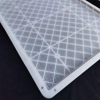 Vente en gros Assiette alimentaire empilable Plat de cuisson en plastique Plateau d'aération Panier de séchage Disque de ventilation Séchage Bonbons Légumes Fruits