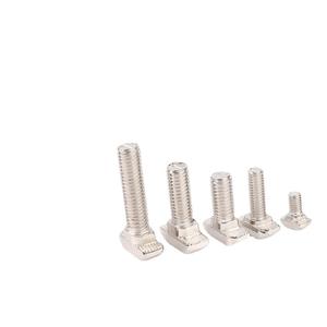 Industriële Accessoires Op Maat Gemaakte <span class=keywords><strong>T</strong></span>-Bouten Eurostandaard <span class=keywords><strong>T</strong></span>-Schroeven Gespecialiseerde Zeskantbouten Onafgewerkt Gemaakt - Product Image 1