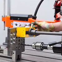 Mesin Bor dan Tap Listrik LY M3 M12 M16 M20 Motor Servo 2 in 1 Multifungsi Universal Threading Tapper dengan Chuck
