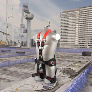 Arnés de Seguridad de Cinco Puntos para Electricistas Europeos, con Almohadilla Roja en la Cintura, Cinturón de Seguridad, Protección Contra Caídas - Product Image 1