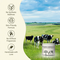 Crème hydratante pour le visage non parfumée au suif de boeuf biologique Lotion pour le corps nourrie à l'herbe 100% au suif de boeuf biologique