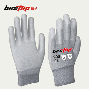 Bestop Anti-Cut Gloves 903 PU Coated Thickened For Construction Industry Cut Resistance Level 5 - Product Image 4