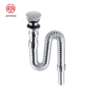 Joyhoo một mảnh s-bender Trap ống rút lại bồn rửa lưu vực nước <span class=keywords><strong>drainer</strong></span> cho lưu vực bồn rửa chất thải phòng tắm ABS thùng carton nhựa hiện đại - Product Image 1