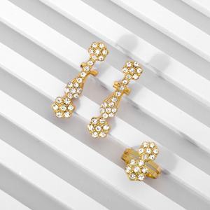 Juego de Joyería Africana para Novia Zeadear, Chapado en Oro de 14K con Circonita, para Bodas, Compromisos y Fiestas - Product Image 6