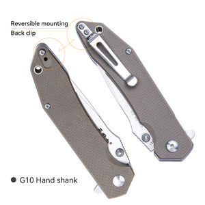 Precio bajo <span class=keywords><strong>Sanrenmu</strong></span> 9001-GW 12C27 Hoja G10 Mango Knorr alfedo Brother Muti propósito Cuchillos de bolsillo plegables - Product Image 3