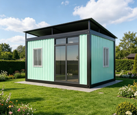 Cabine de travail privée modulaire isolée à prix abordable, abri de jardin préfabriqué, bureau extérieur