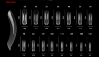 OEM 150 TIPS/BOÎTE – Capsules d'ongles naturelles pour extension rapide, sans papier, couverture complète, motif rond, longue durée