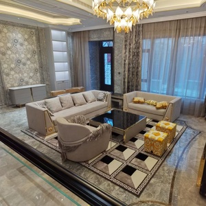 Jacquard Printed Hand Tufted Acrylic <strong>Rug</strong> Luxury High Pile Area <strong>Rug</strong> Abstract Pattern <strong>for</strong> <strong>Living</strong> <strong>Room</strong> Featuring Alphabet Number - Product Image 2
