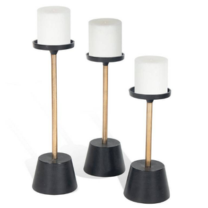 Candélabre en fer forgé enduit de poudre noire pour la décoration intérieure bougeoir de fête de mariage pour une utilisation intérieure et extérieure - Product Image 5