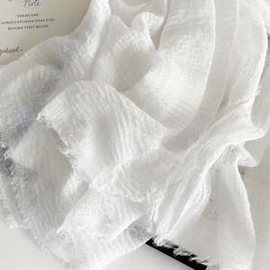 Nouveaux foulards en coton et lin de couleur unie rétro confortables pour femmes, protection solaire estivale, foulards respirants YHK0088 - Product Image 5