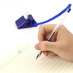 Stylo personnalisé Nanmu avec logo, pointe bleue 0,5 mm, papeterie de bureau, outil d'écriture promotionnel - Product Image 1