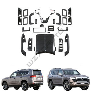 Accesorios de Actualización Interior para Auto WZXD, Cubiertas de Fibra de Carbono para Palanca de Cambios, Rejillas de Ventilación y Aire Acondicionado para Land Cruiser LC300 2023 - Product Image 1