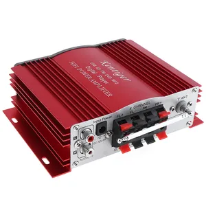 200w x 4ch профессиональный автомобильный усилитель v12 4 канала с FM/USB/SD/TF картой