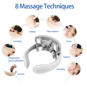 Portatile senza fili Vertebra <span class=keywords><strong>Relax</strong></span> massaggio riscaldamento impacco caldo decine dispositivo elettroterapia collo cervicale massaggiatore - Product Image 5