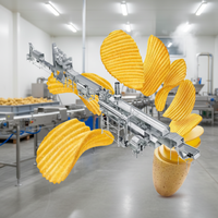 Máquina de Freír Papas Fritas y Chips de Yuca con Calentamiento a Gas, de Bajo Precio en África, con Capacidad de 50kg, 100kg, 150kg, 200kg, Línea de Producción de Fábrica