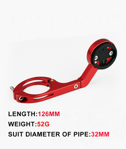 Support d'ordinateur de vélo pour guidon de 31,8 mm, compatible avec les caméras <span class=keywords><strong>GARMIN</strong></span>, Cat Eye, Bryton - Product Image 3