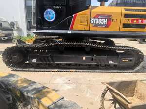 Excavatrice hydraulique sur chenilles Sany365H d'origine de meilleure qualité avec de faibles heures de travail, pelle utilisée SY365H SY305 - Product Image 3